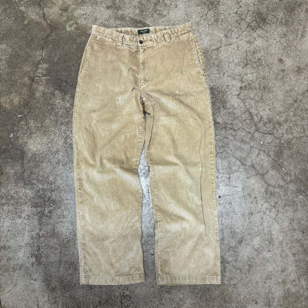 Vintage Dockers Khakis Men's Beige Corduroy Pants W34 L30